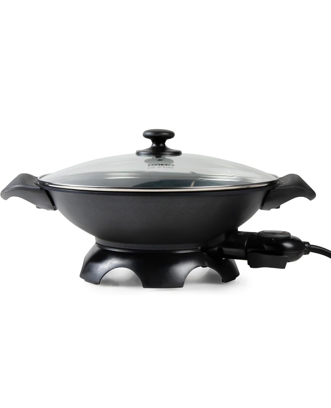 Domo DO-8708W Grand Wok Electrique Aluminium Noir 5 L