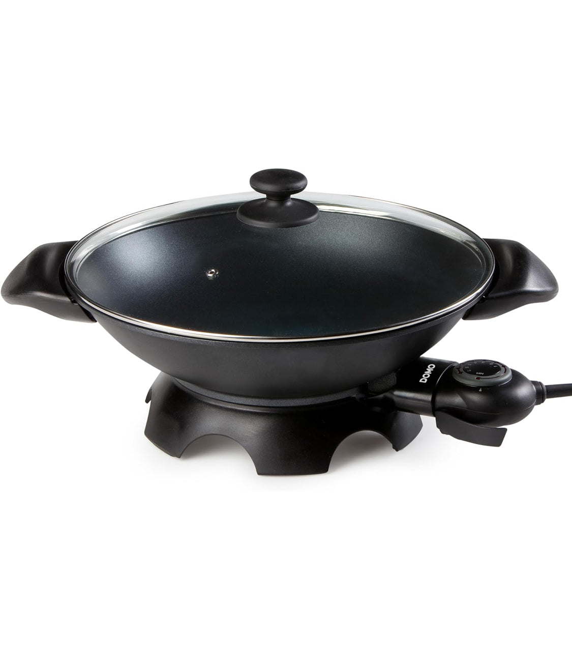 Domo DO-8708W Grand Wok Electrique Aluminium Noir 5 L